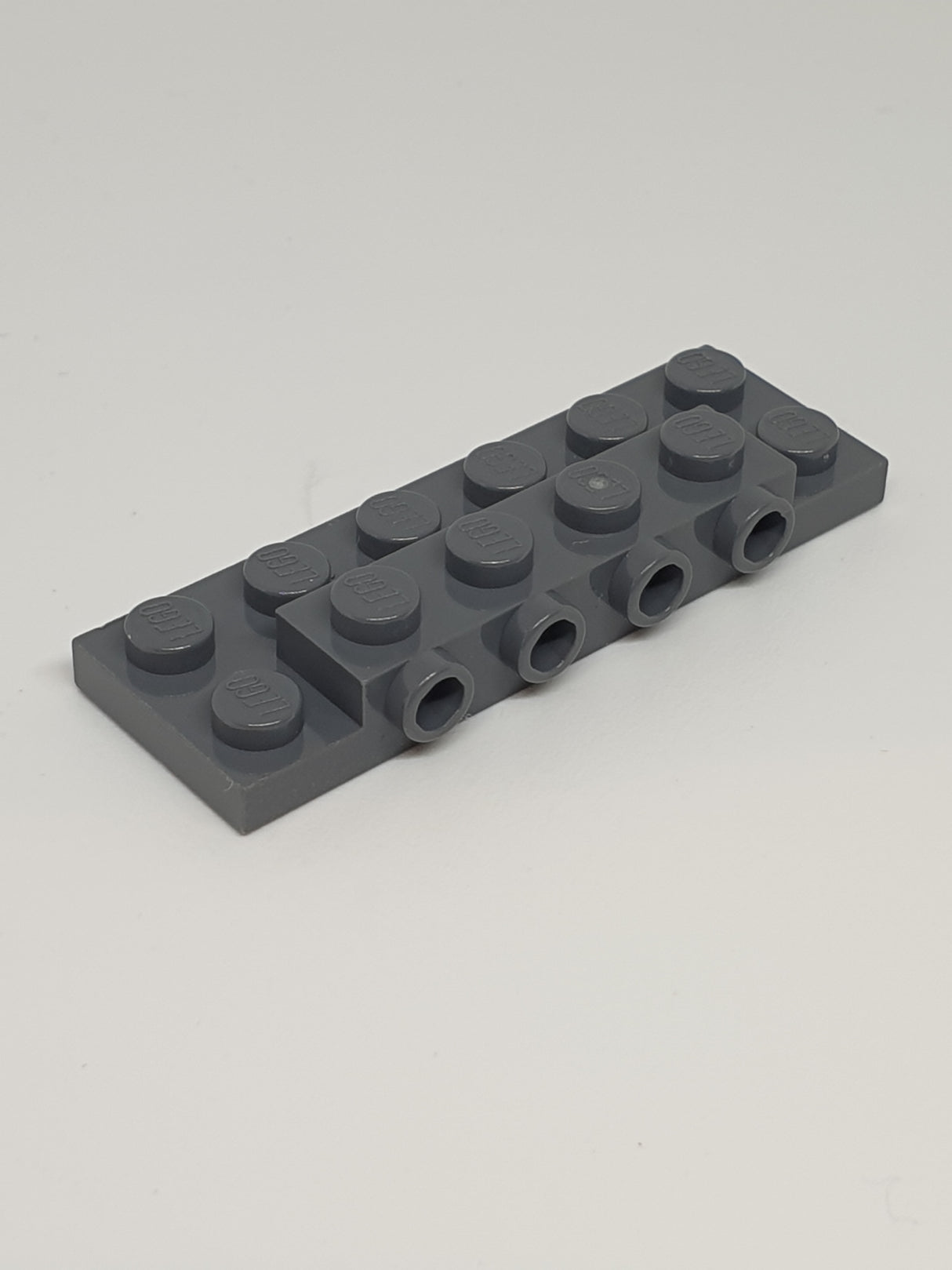 2x6 modifizierte Platte mit Noppen an der Seite Snot neudunkelgrau