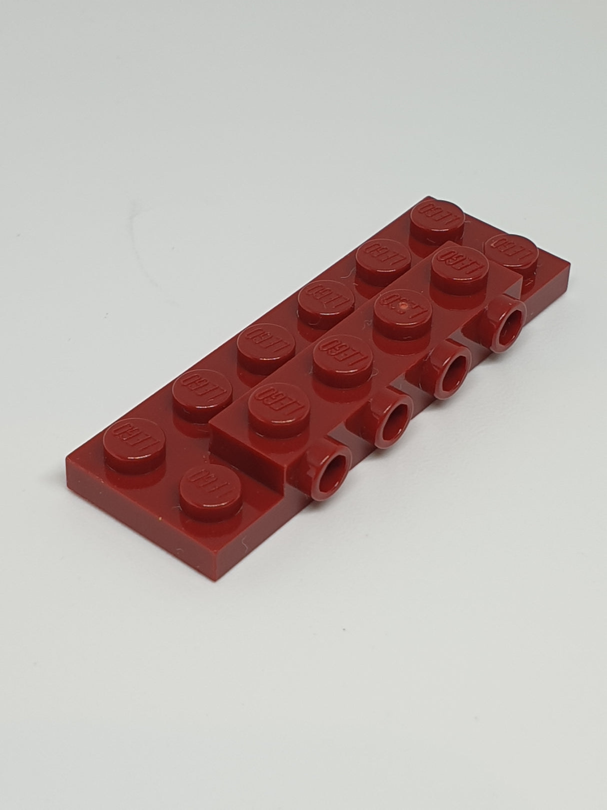 2x6 modifizierte Platte mit Noppen an der Seite Snot dunkelrot