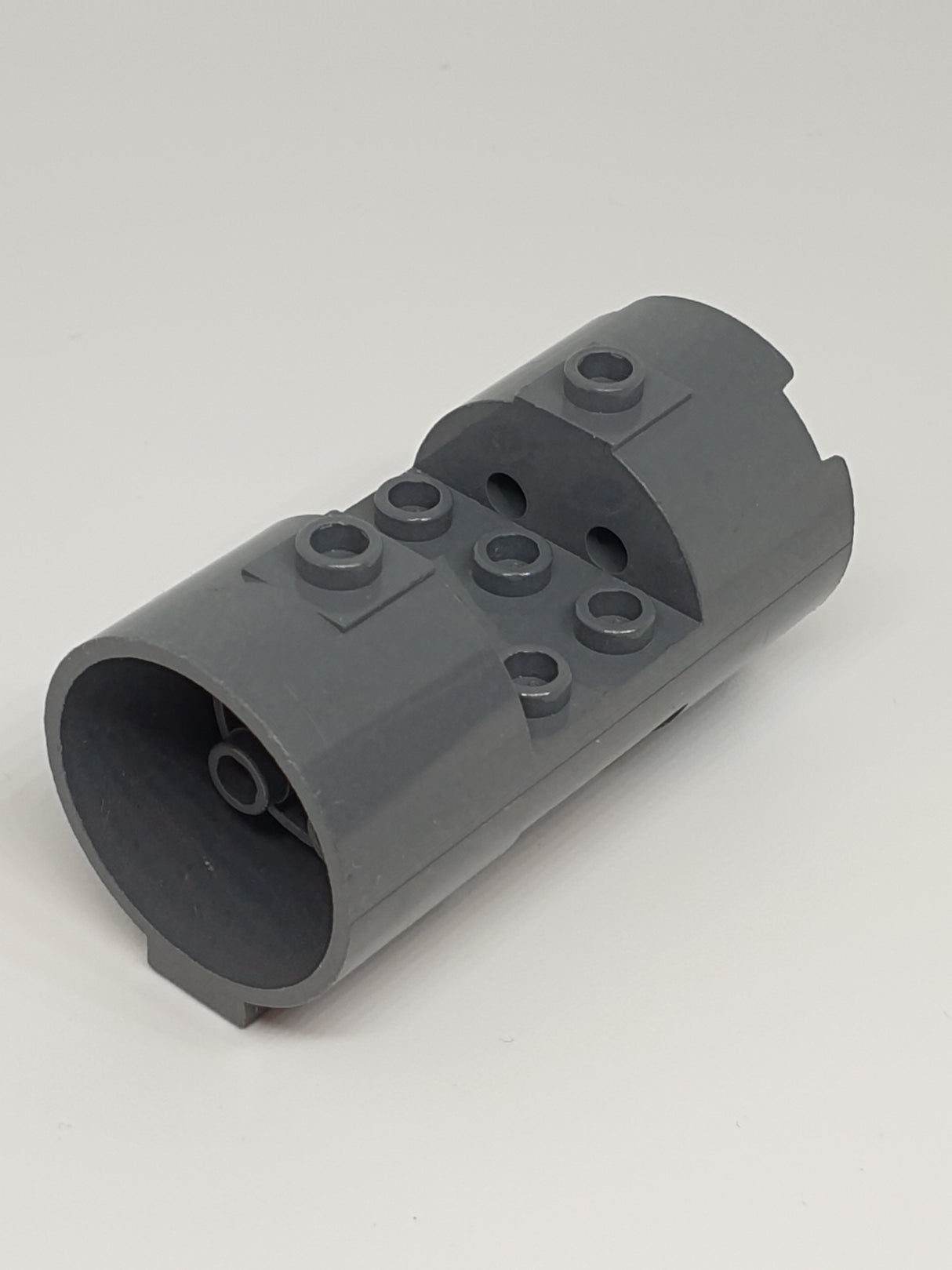 3x3x6 Motor Zylinder Düse mit Ring zwischen den inneren Noppen neudunkelgrau