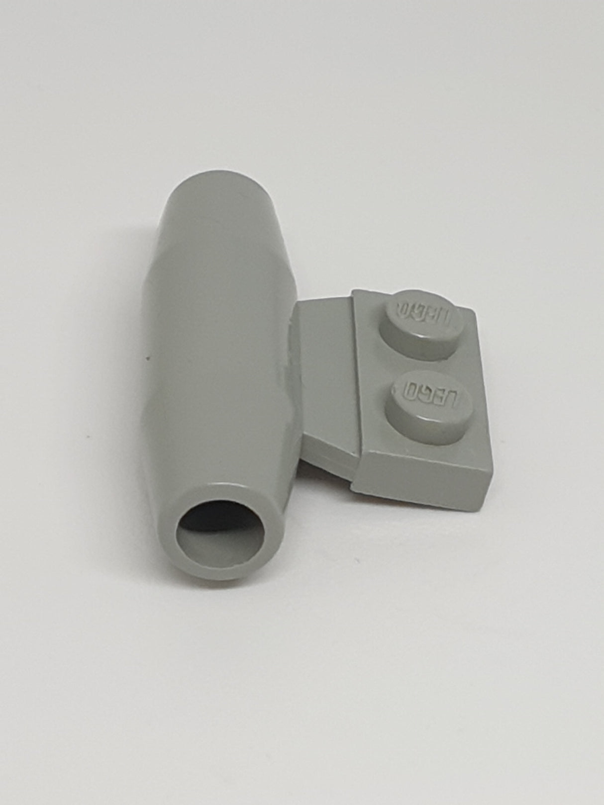 Düse / Triebwerk / Turbine, reibungslos klein 1x2 Seitenplatte mit Achshaltern althellgrau light gray