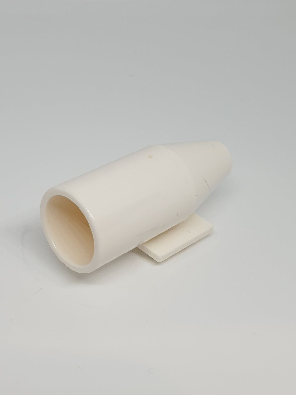 Düse/Triebwerk/Turbine groß, flache glatte obere 2x2 Platte, weiß white