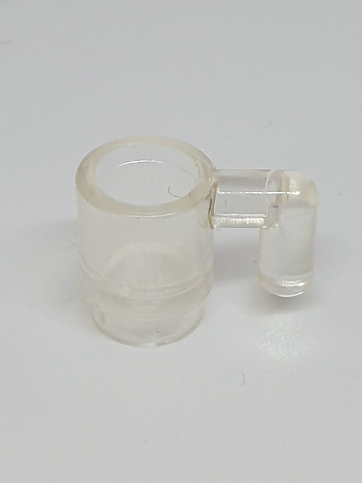 Tasse transparent weiß trans clear