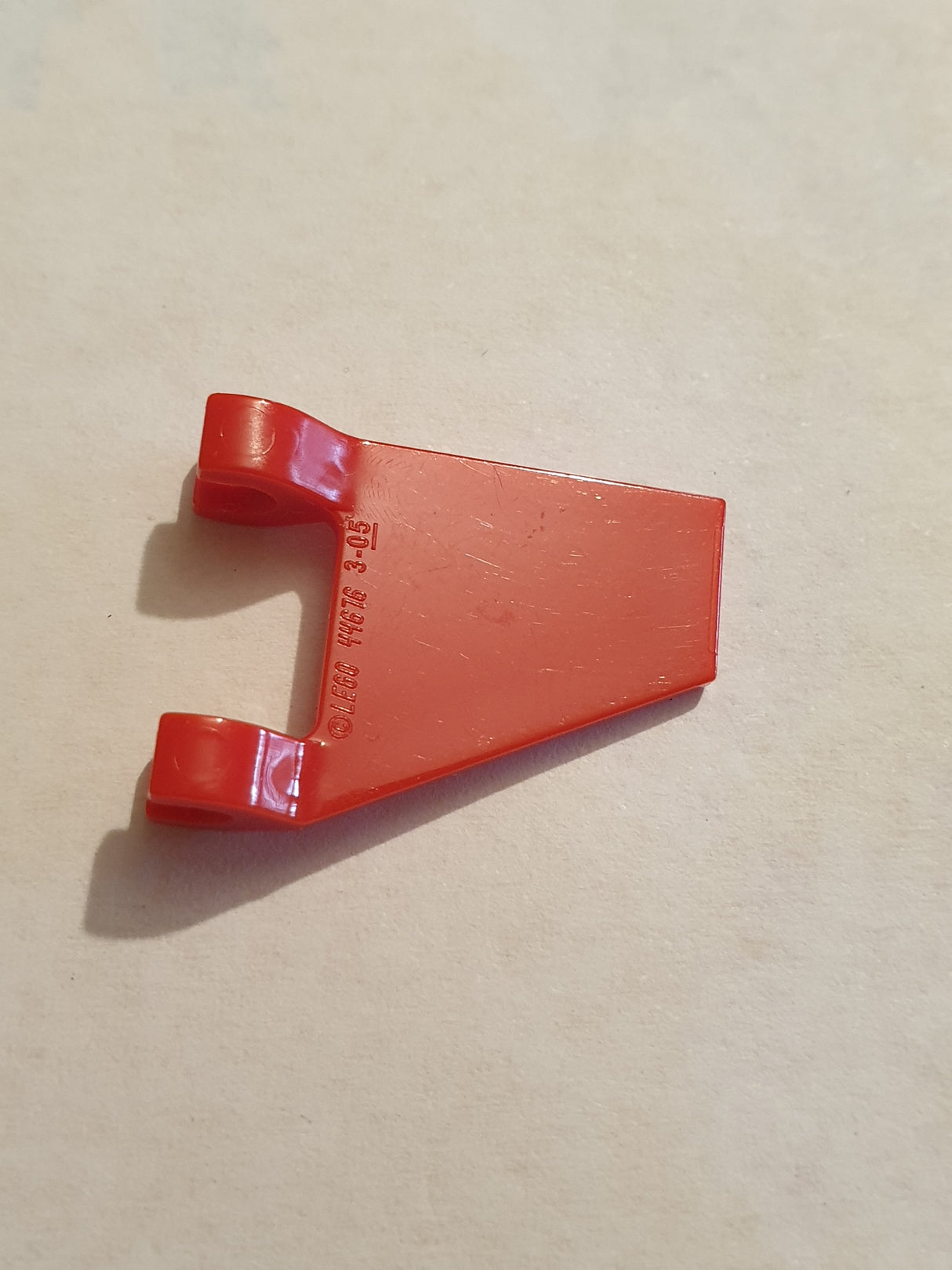 2x2 Fahne Flagge Banner Trapez mit 2 Clips rot