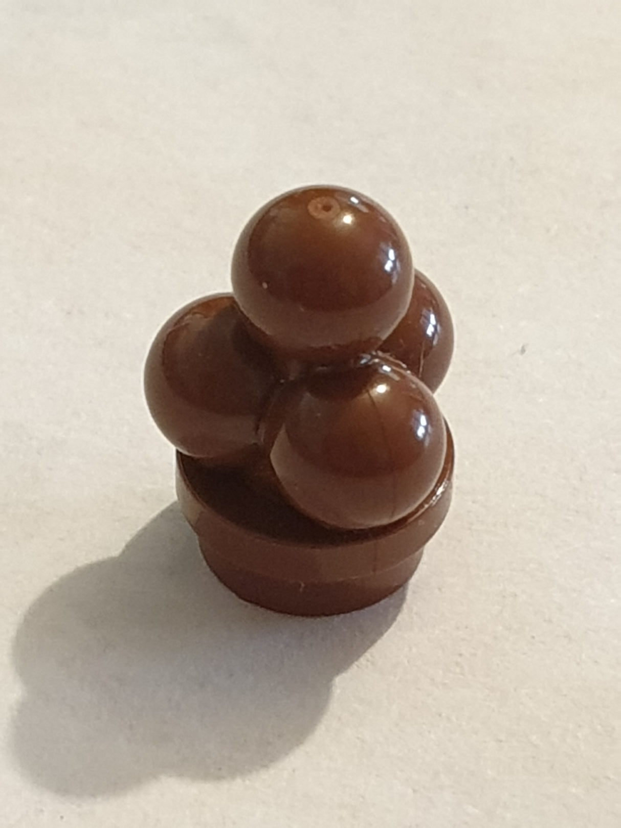 Eiskugeln Eiscrem 3 Kugeln neubraun reddish brown