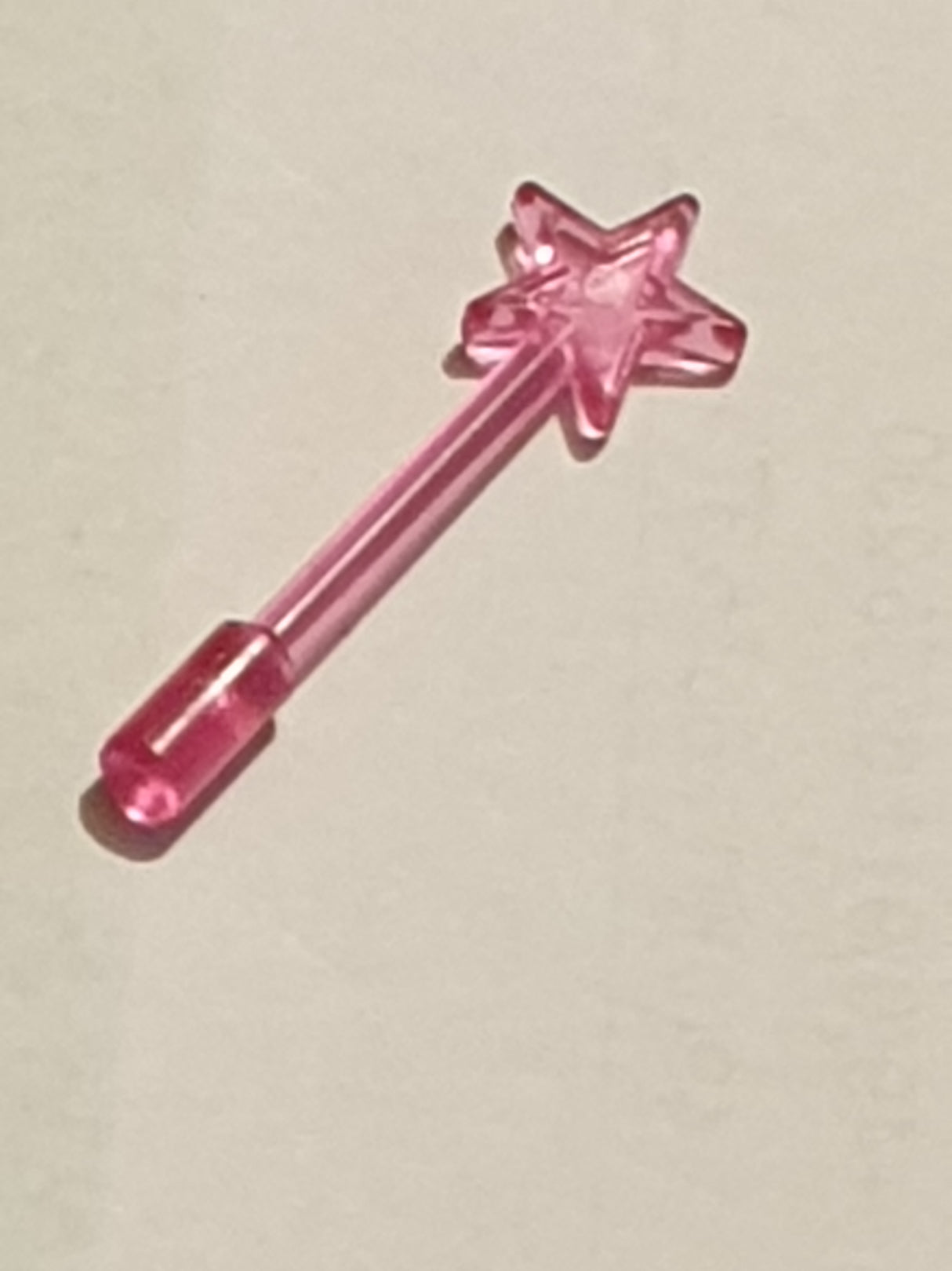 Zubehör Zauberstab transparent rosa Dark Pink