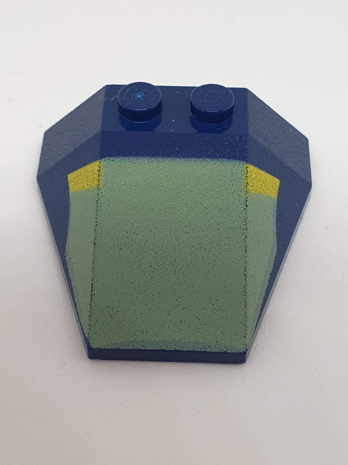 4x4 Keilstein Front with Sand Green and Yellow Mini Slave I Pattern dunkelblau