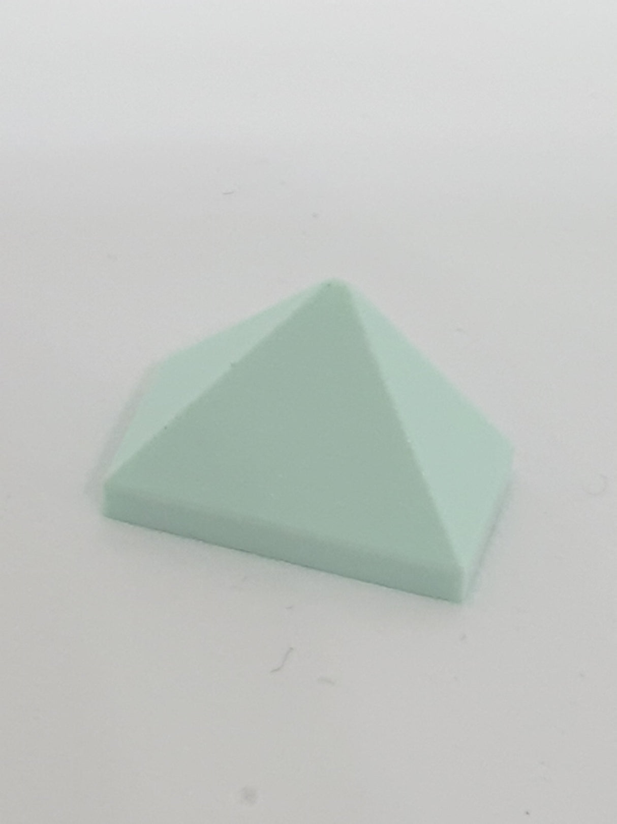 1x2 Dachstein Abschluß 45° mit Noppenhalter hellaqua light aqua