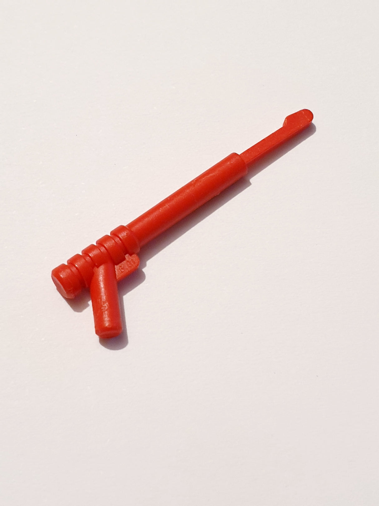 Minifig, Waffe Harpune 5M mit Abzug und Speer rot