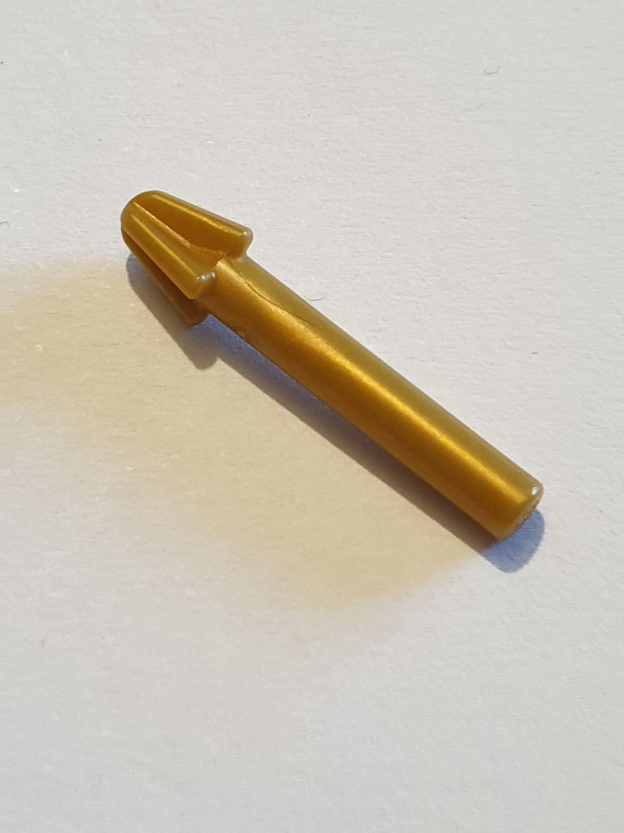 Minifig, Waffe Harpune Pfeil Schaft glatt pearlgold pearl gold