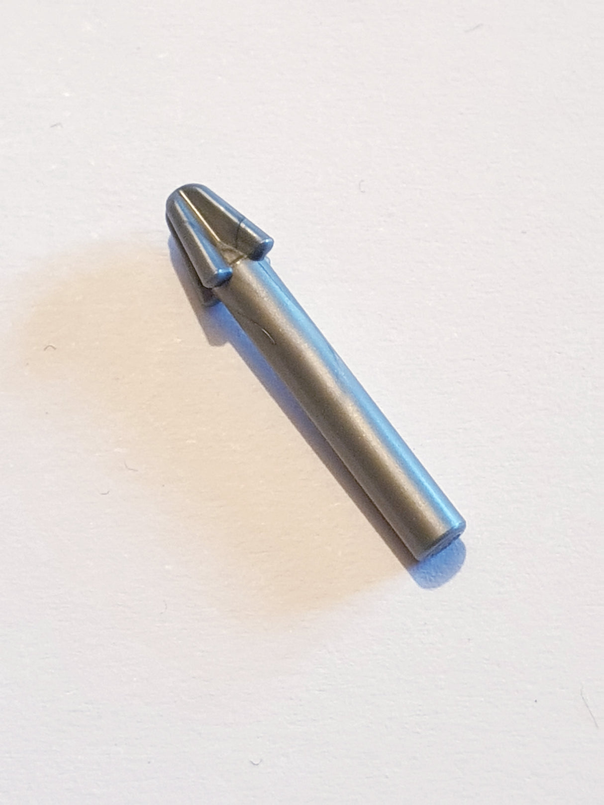 Minifig, Waffe Harpune Pfeil Schaft glatt pearlsilber