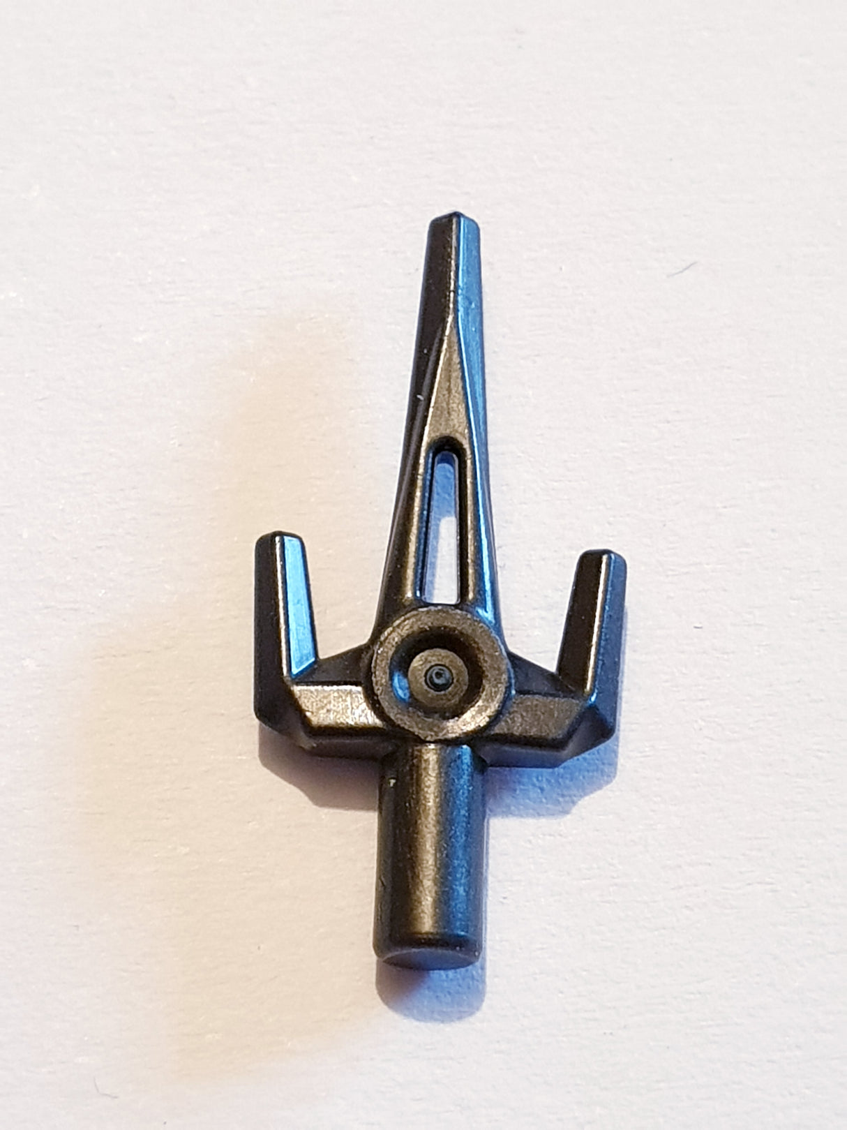 Minifig, Waffe Sai titan pearl dark gray