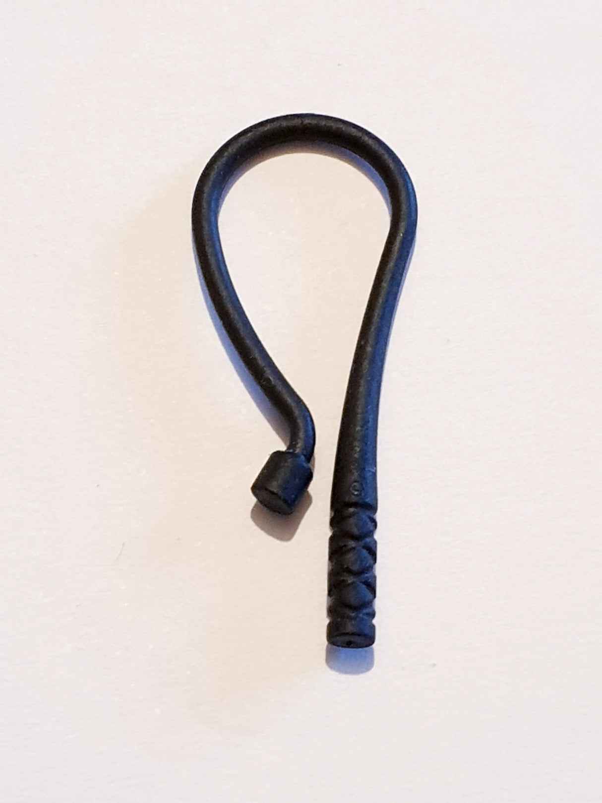 Minifig, Waffe Peitsche gebogen, flexibel schwarz black