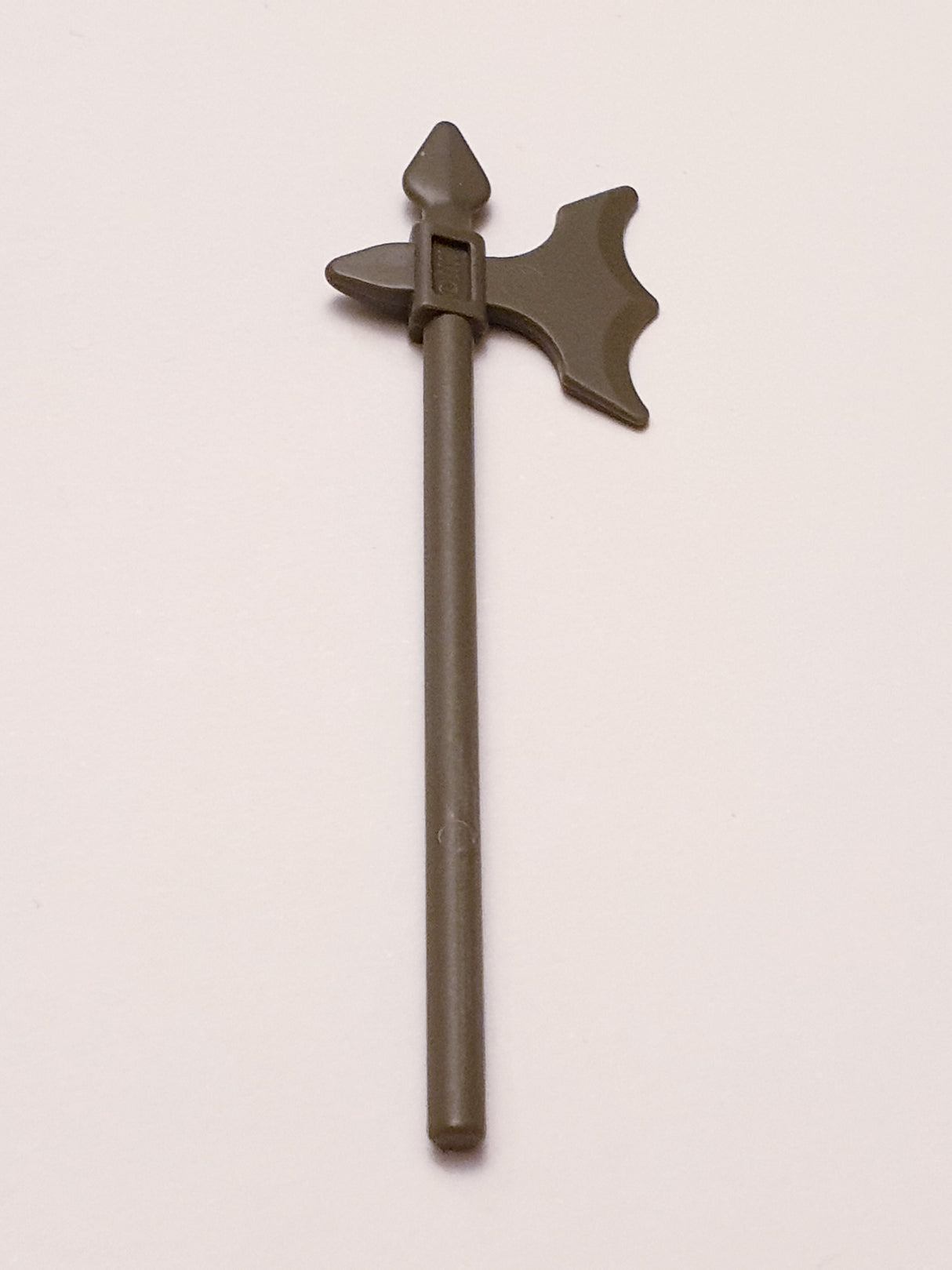 Minifig, Waffe Axt Hallebarde altdunkelgrau dark gray