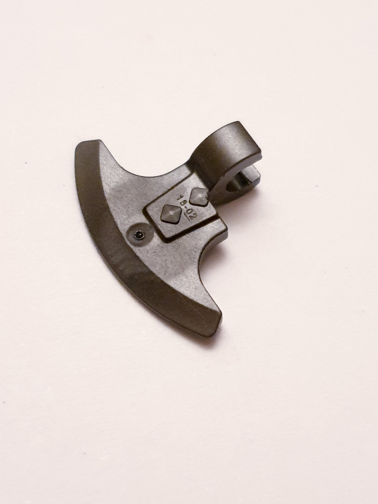 Minifig, Waffe Axt, Beil mit Clip (Wikinger) titan