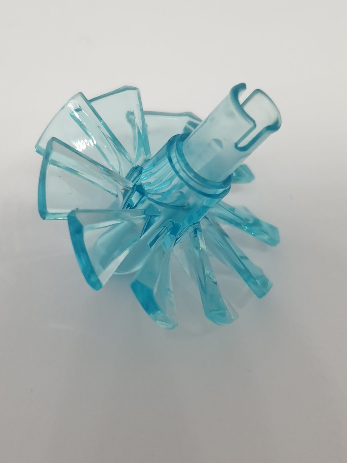 Turbine Rotor Center für Motor mit 10 Klingen transparent hellblau trans light blue