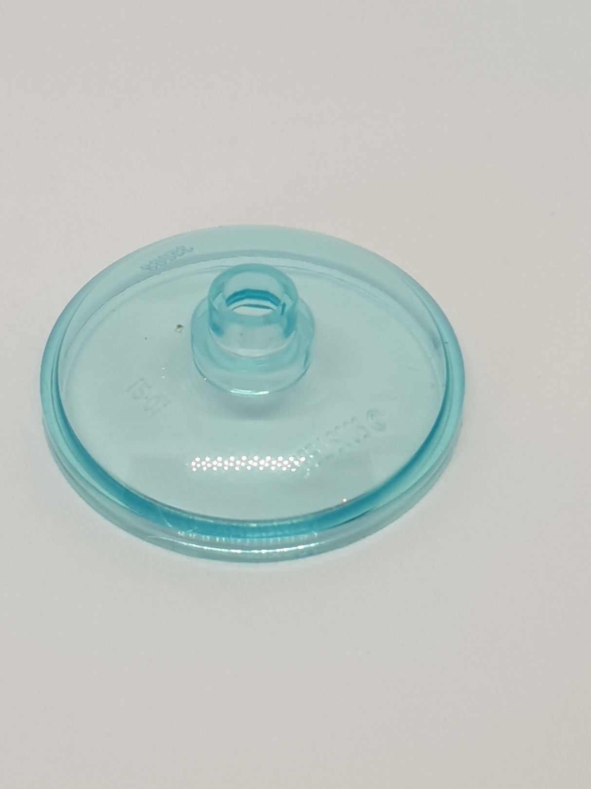 3x3 Satschüssel / Parabol Reflektor Ø24 transparent hellblau trans light blue