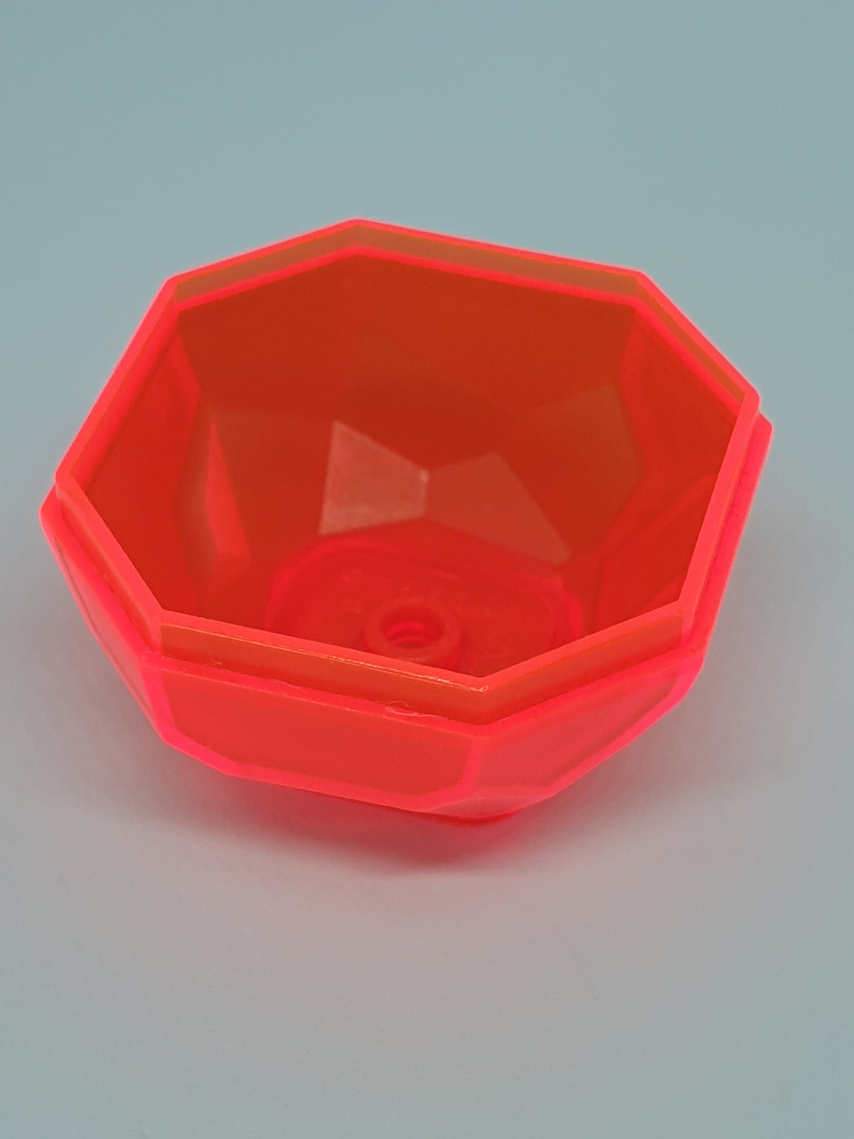 4x4x1 Felsen Stein Unterteil transparent neonorange