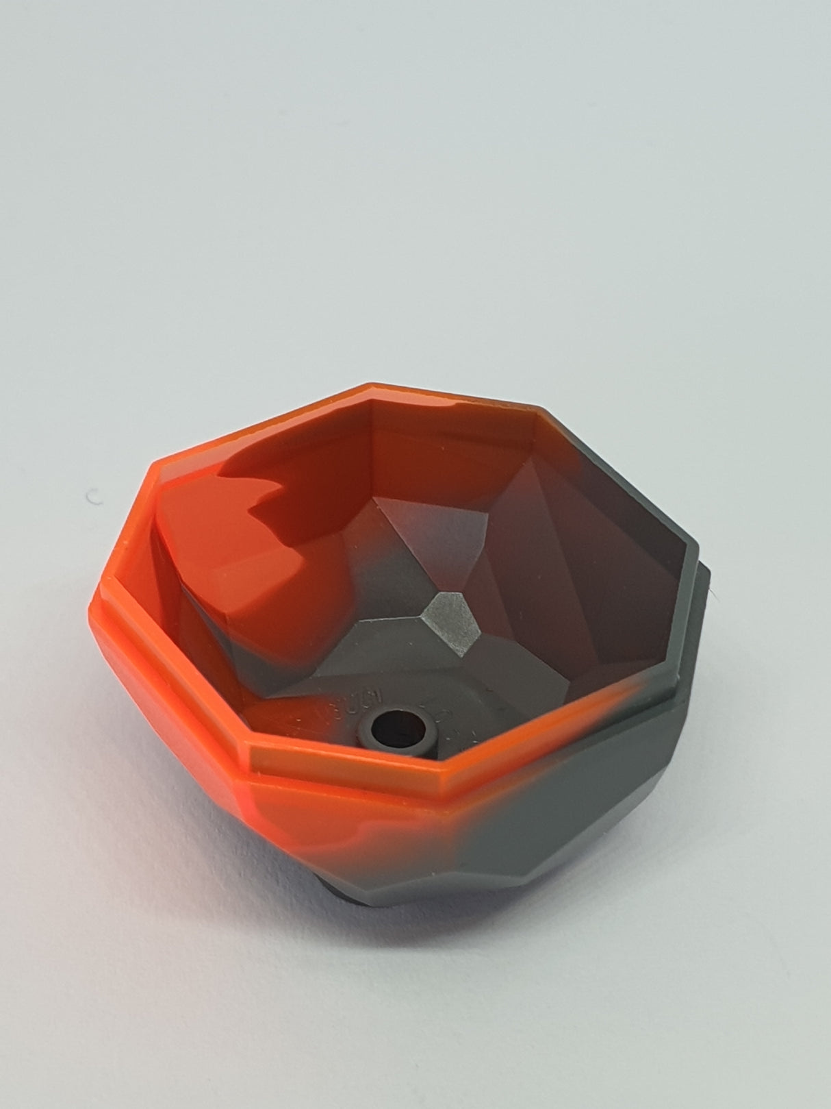 4x4x1 Felsen Stein Unterteil neonorange neudunkelgrau