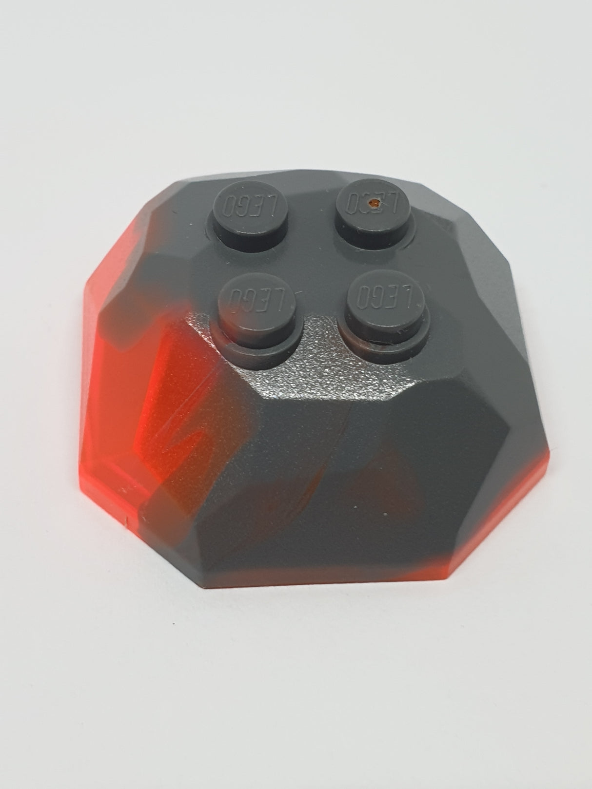 4x4x1 Felsen Stein Oberteil neonorange neudunkelgrau