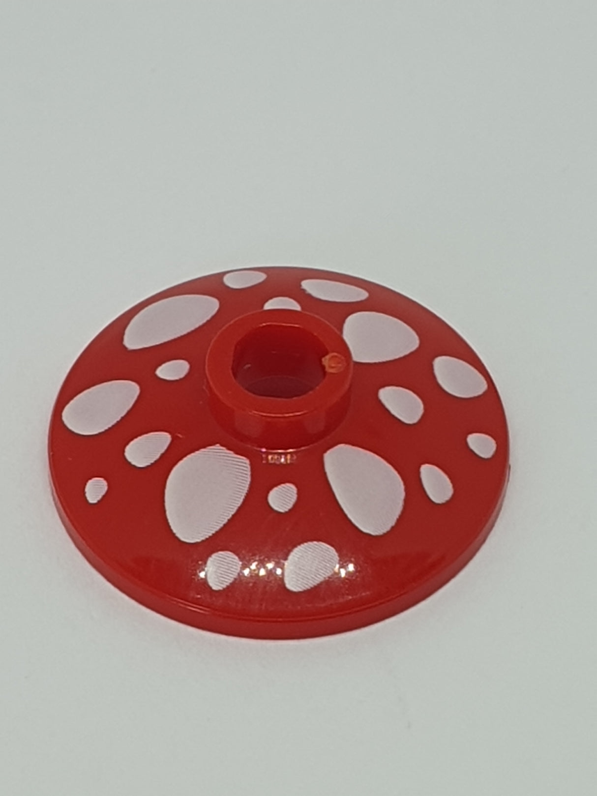 2x2 Satschüssel/Parabol Durchm. 16 bedruckt with Mushroom Spots Pattern rot