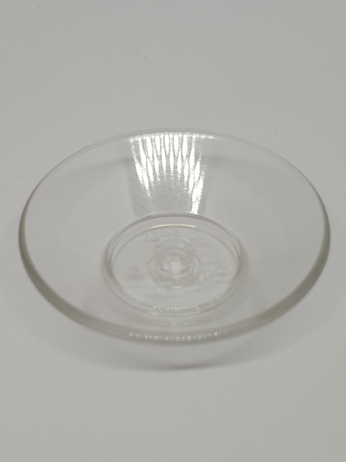 5x5 Teller / Schale transparent weiß trans clear