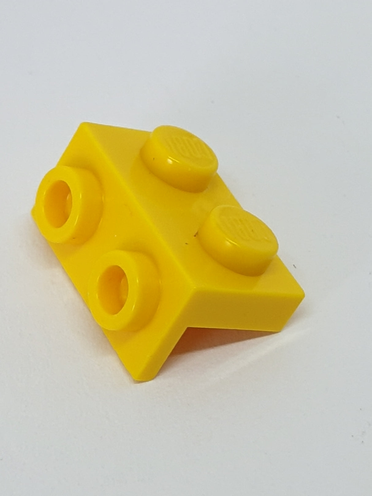 1x2 Winkelplatte Snot Konverter unten gelb