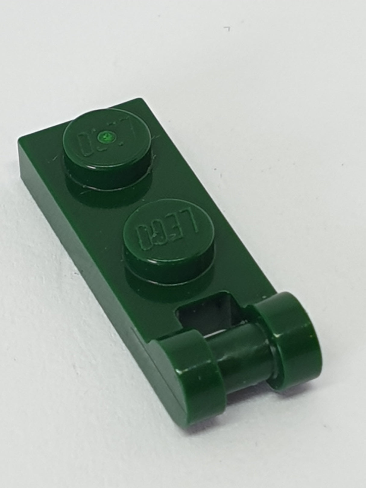 1x2 modifizierte Platte mit Halter dunkelgrün