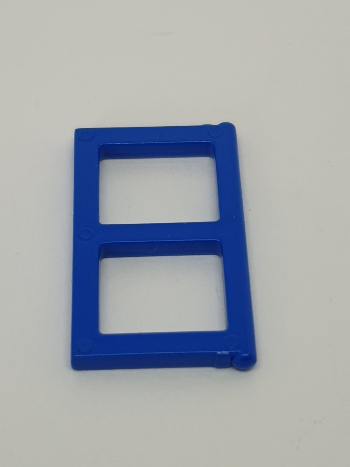 1x2x3 Fensterflügel mit Strebe mit dünner Ecke blau