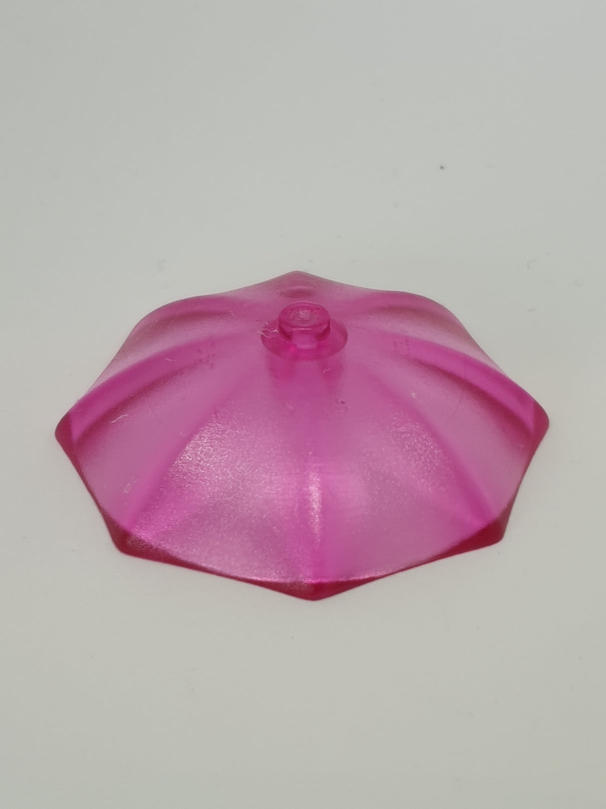 Zubehör 6x6 Schirm mit Noppe auf Oberseite ohne Boden transparent knallpink