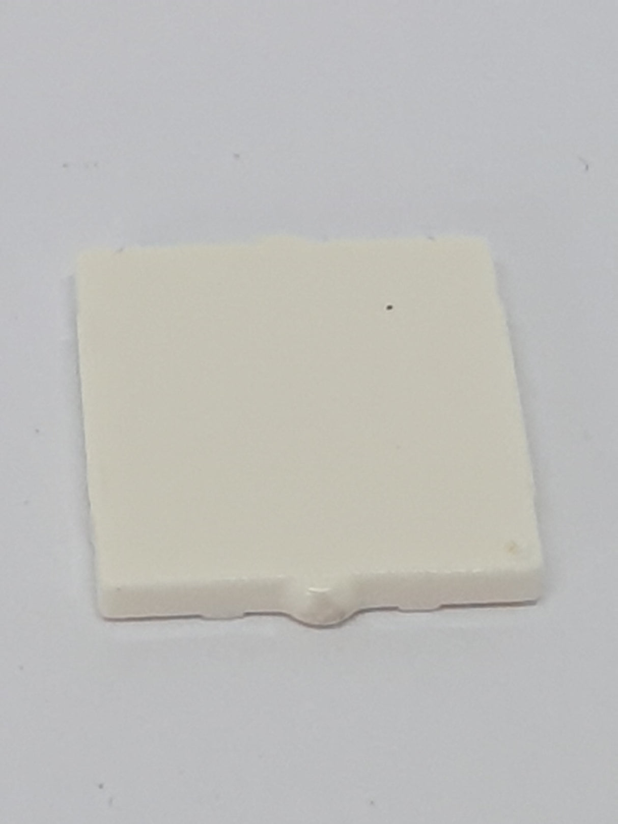 1x2x2 Fensterscheibe / Fensterglas für Flugzeugfenster flach weiß white
