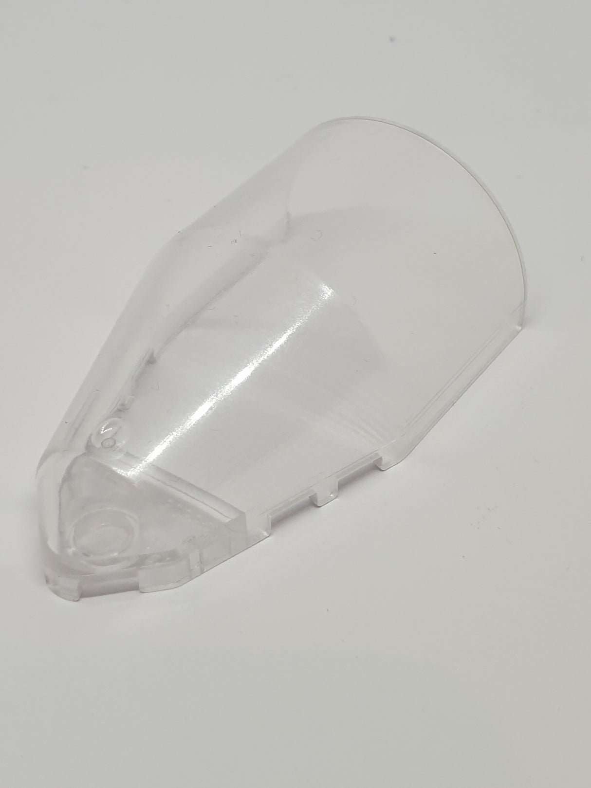 7x4x2 Windschutzscheibe rund transparent weiß trans clear