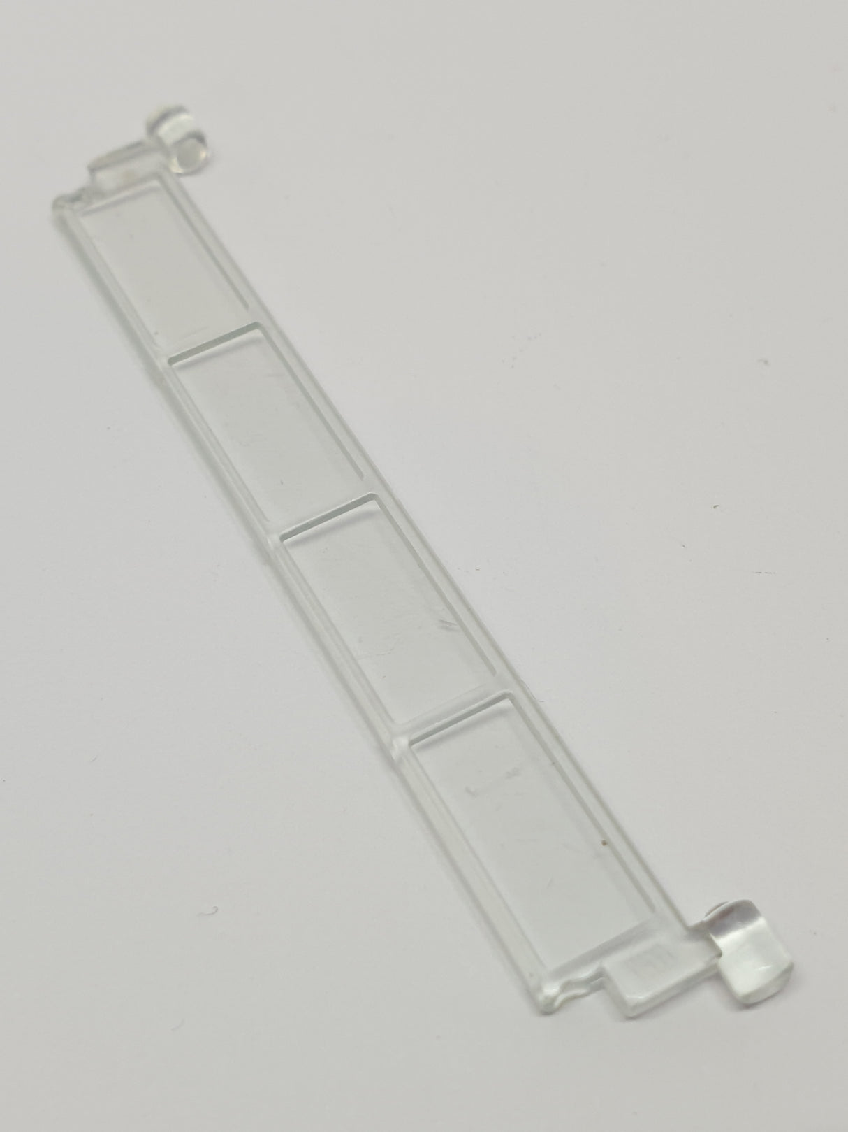 Rolltorteil / Garangentor Paneel Segment ohne Handgriff transparent weiß trans clear