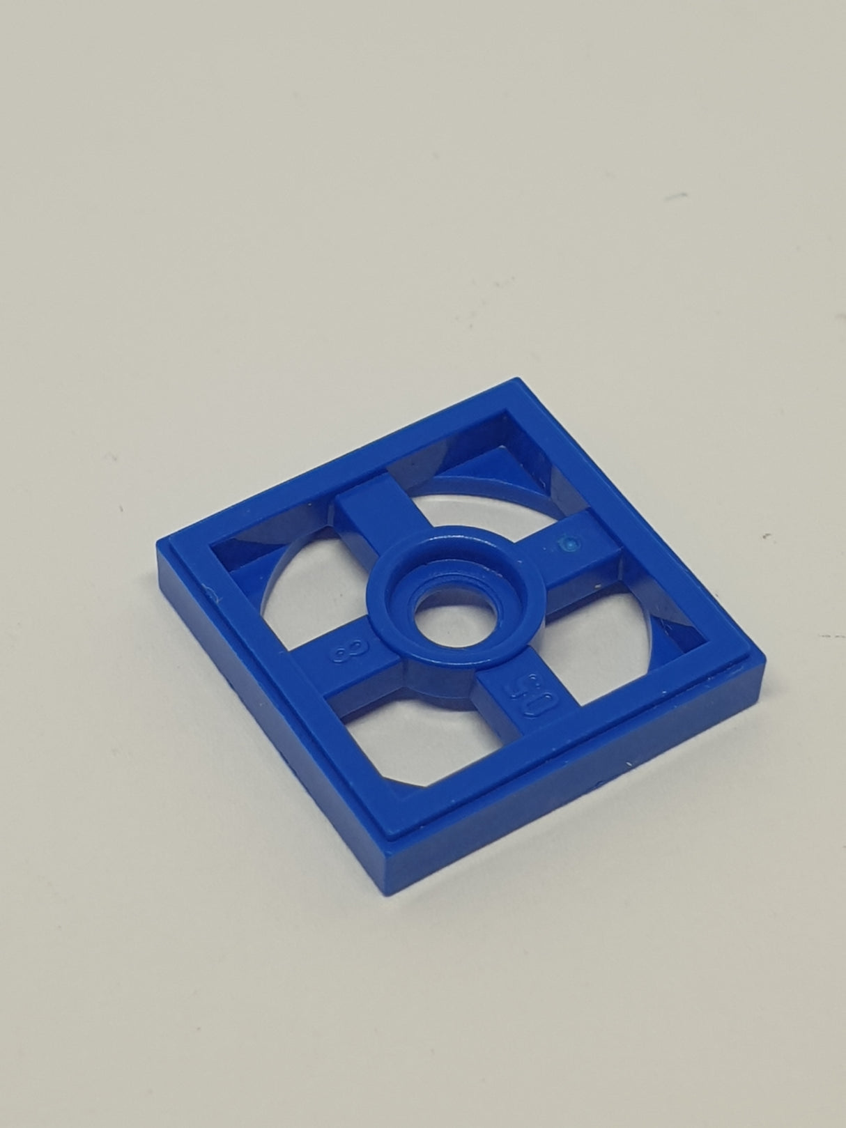 2x2 Drehteller Platte Unterseite blau