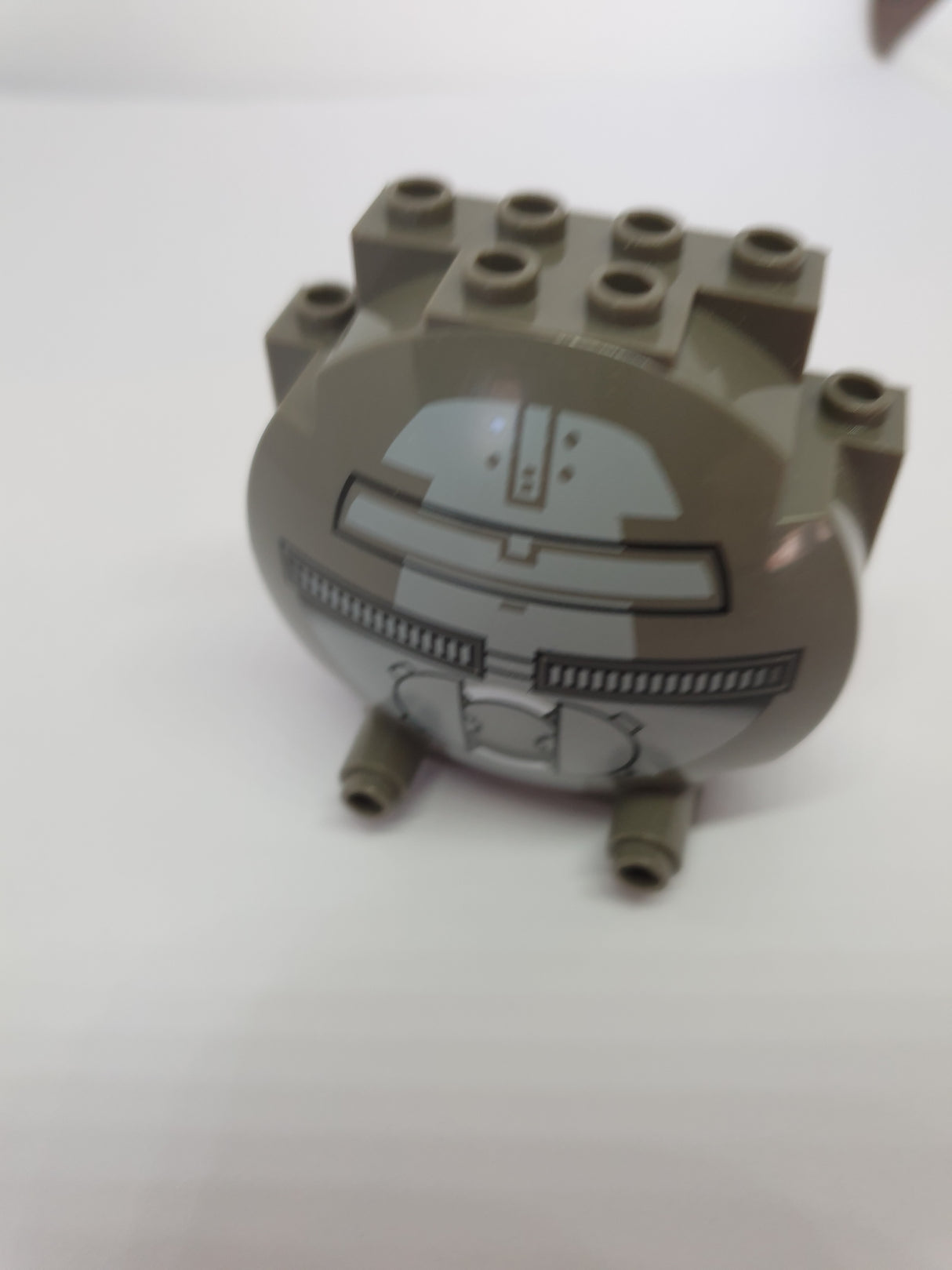 3x6x5 Windschutzscheibe Blase bedruckt mit Sith Infiltrator altdunkelgrau dark gray