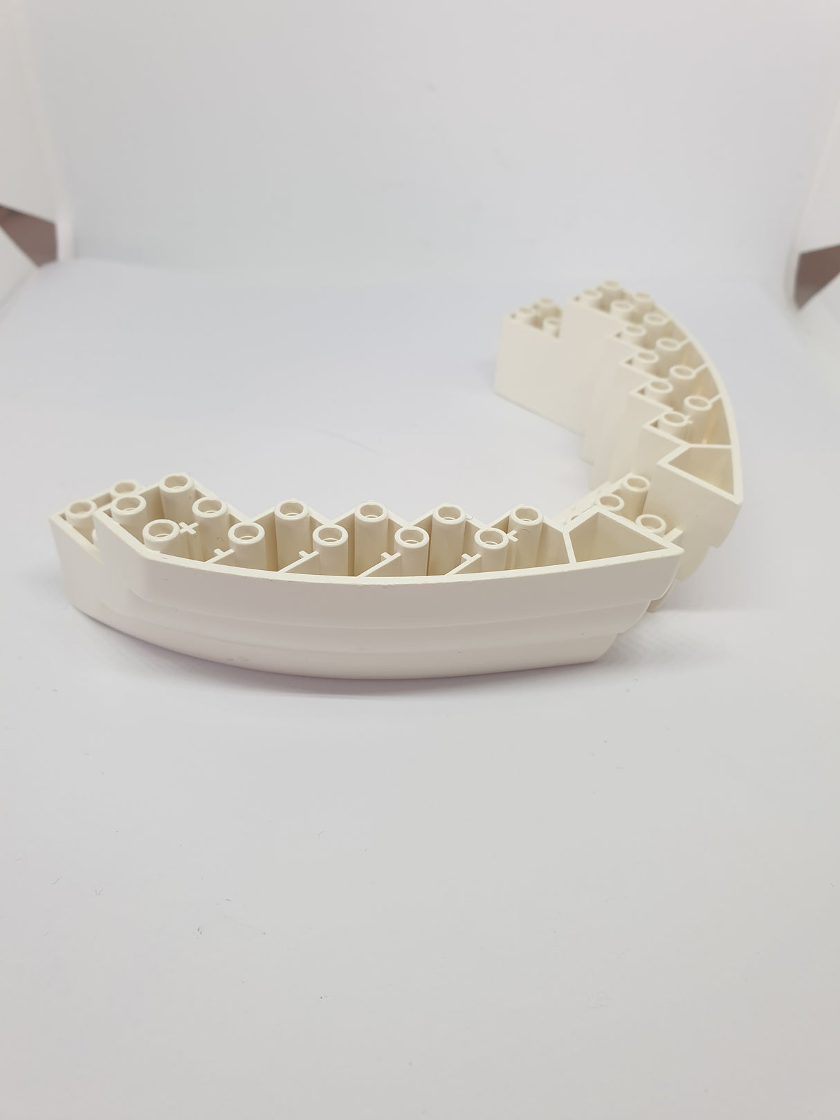 16x10x3 Boot Rumpf Stein weiß white