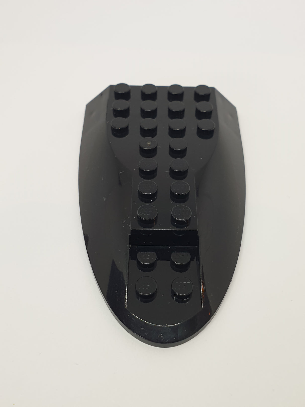 6x10 Flugzeugrumpf gekrümmt Oberseite schwarz black