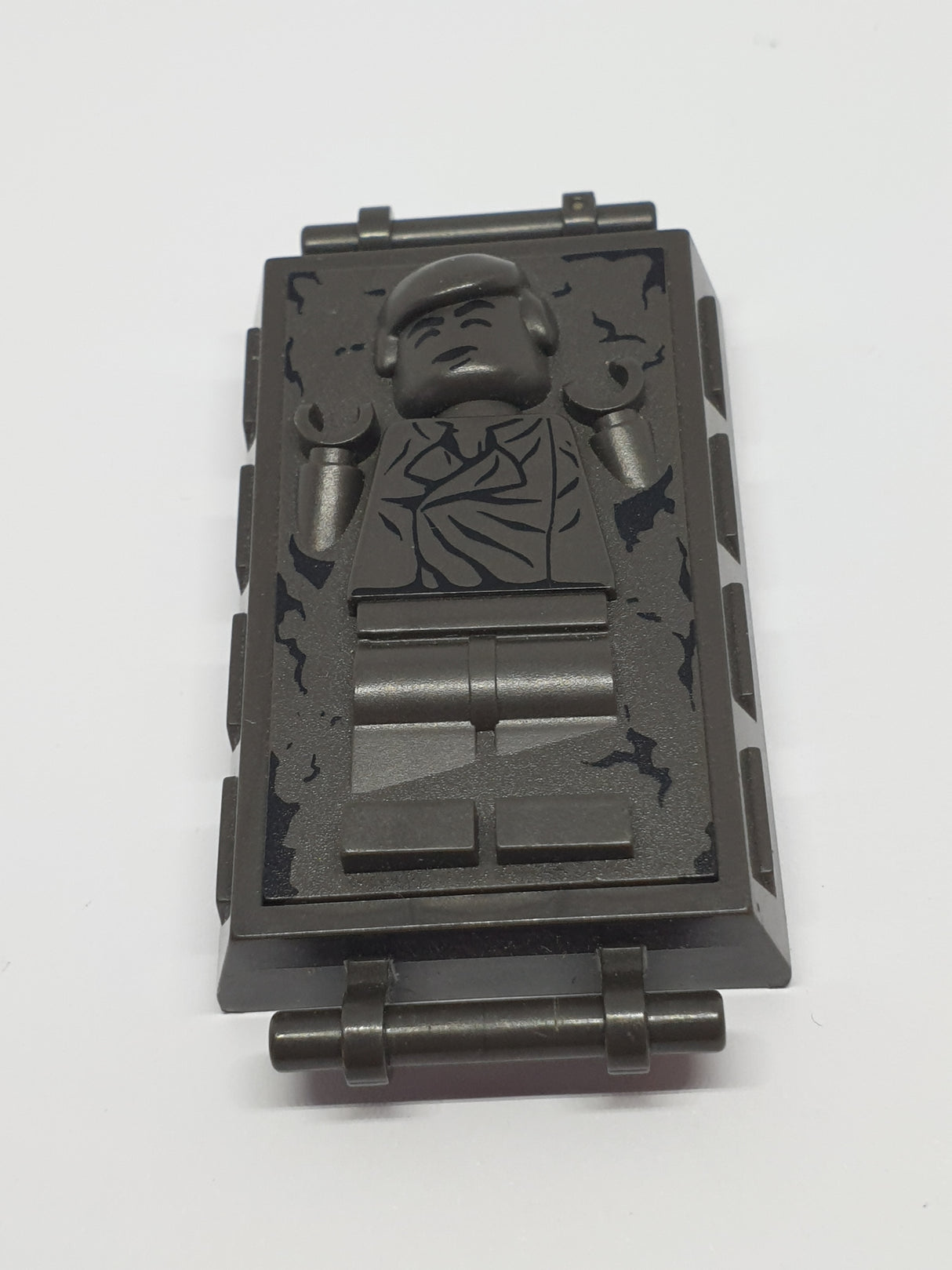 Han Solo in Carbonite (Block with Handles) titan pearl dark gray