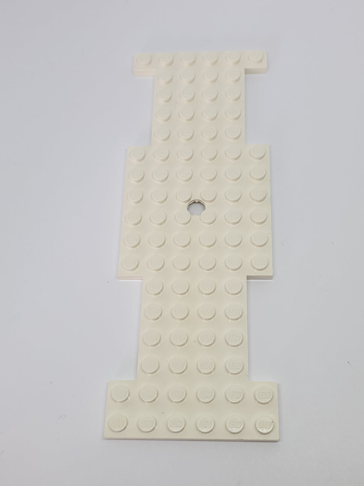 6x17 Fahrzeugbasis mit Loch weiß white