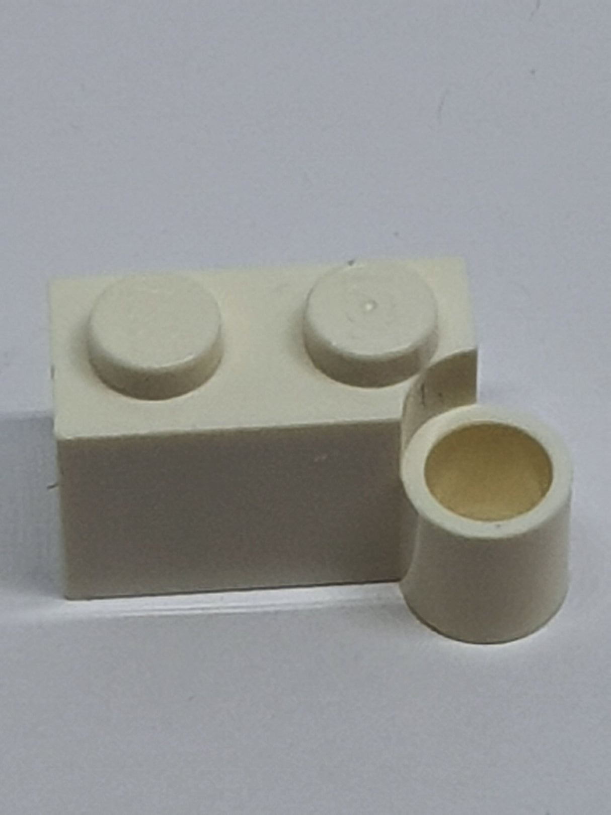 1x4 Scharnierstein Unterteil BASIS Drehgelenk White weiß white