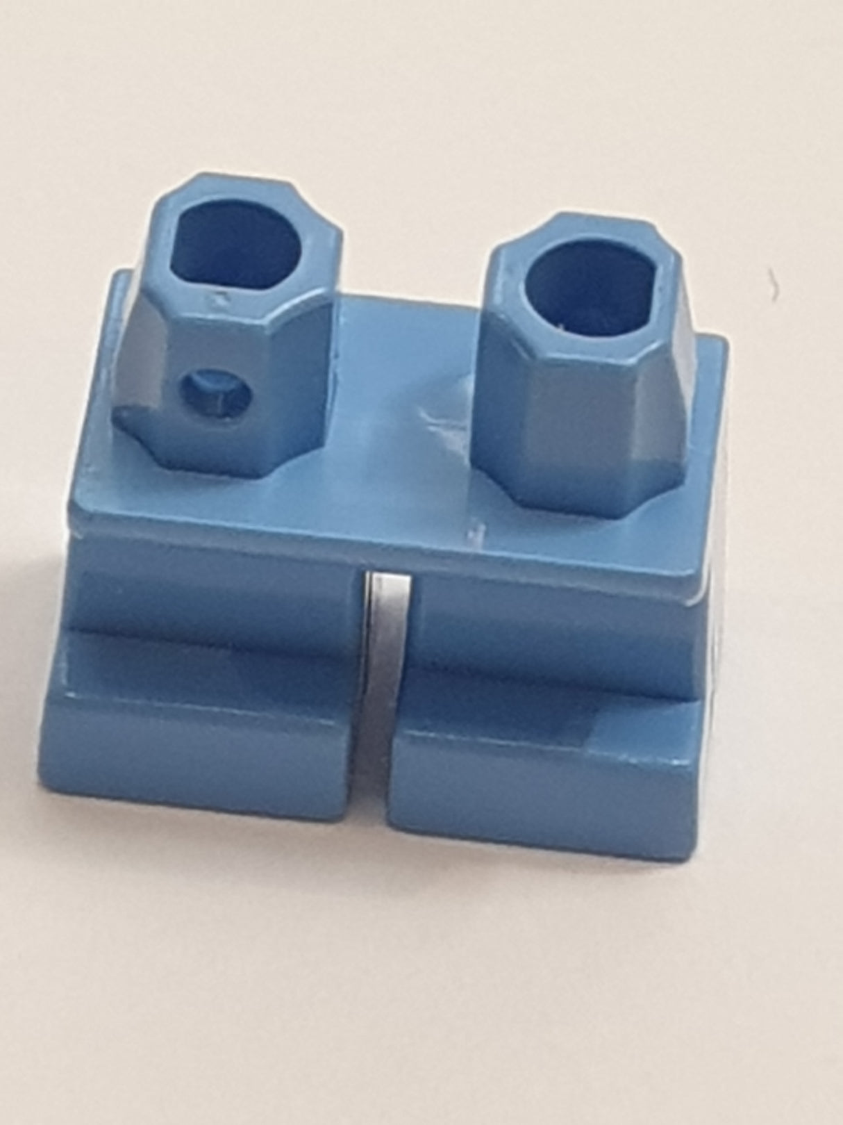 Kurze Beine Hose mittelblau