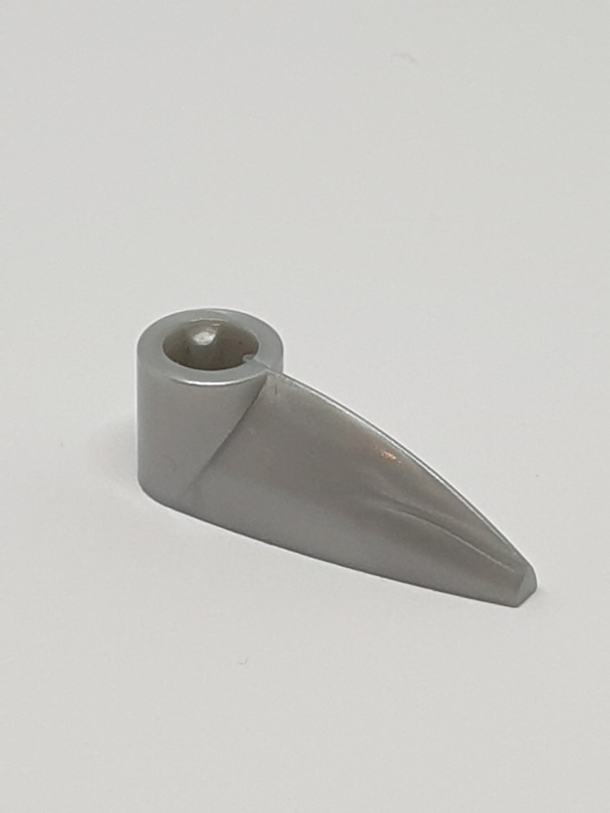 1x3 Bionicle Keil Zahn mit Achsenloch pearlhellgrau pearl light gray