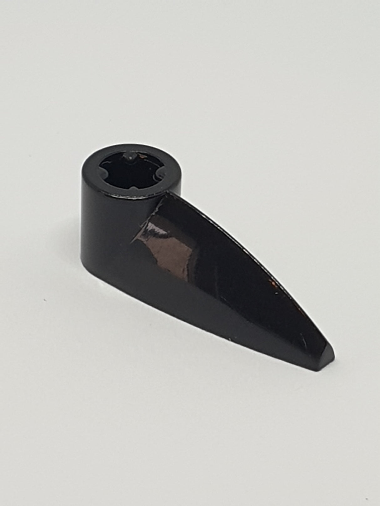 1x3 Bionicle Keil Zahn mit Achsenloch schwarz black