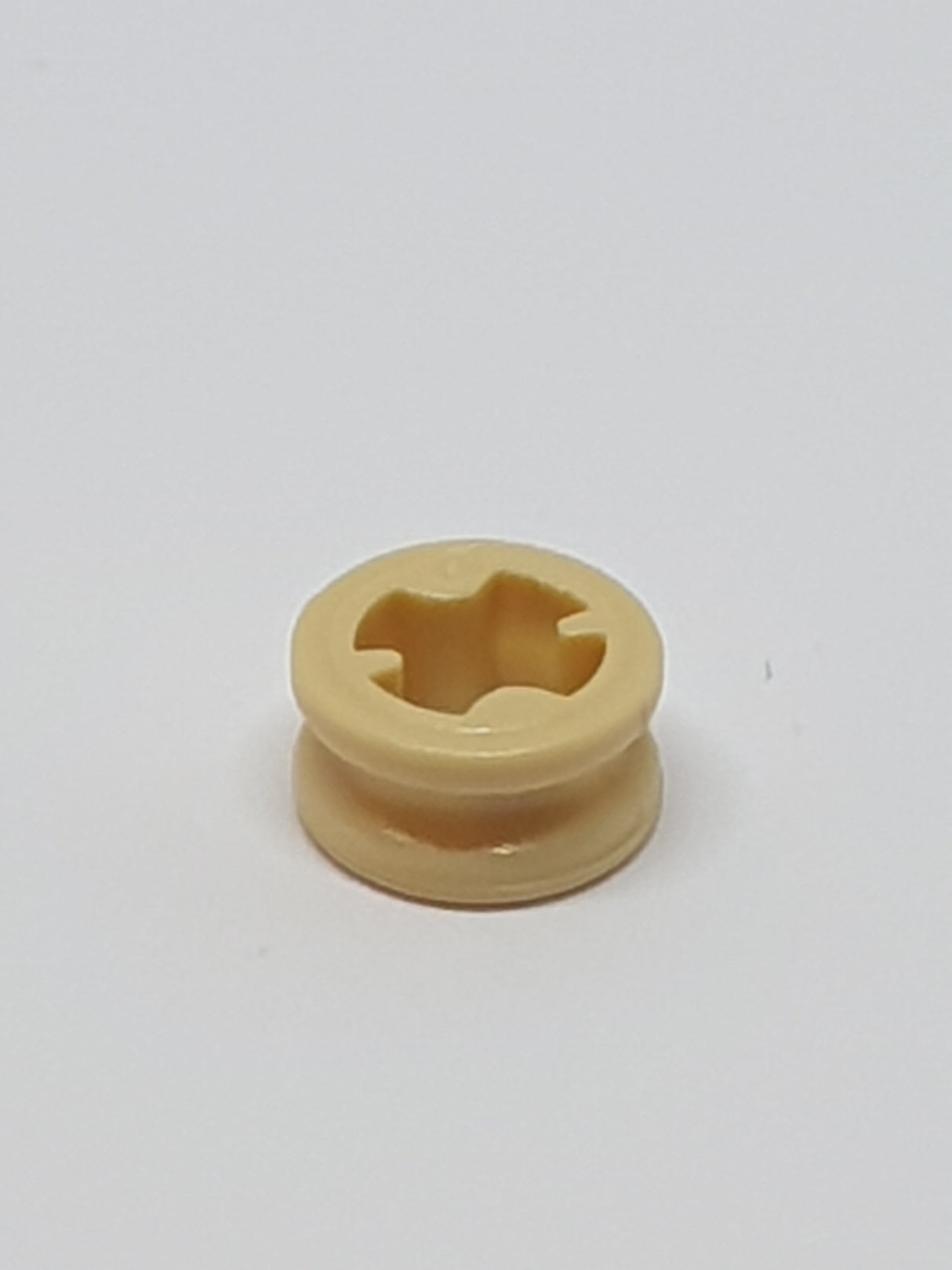 1/2 Hülle reibungslos mit Kreuzloch beige tan