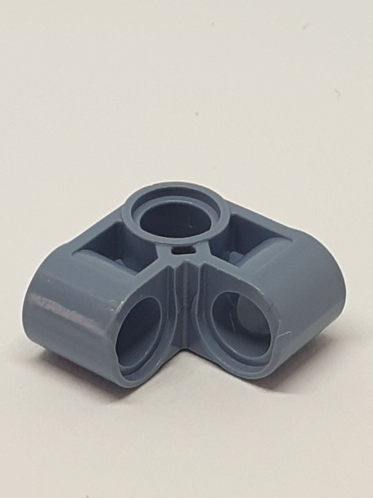 2x2 Technik Pin- Verbinder senkrecht gebogen sandblau sand blue