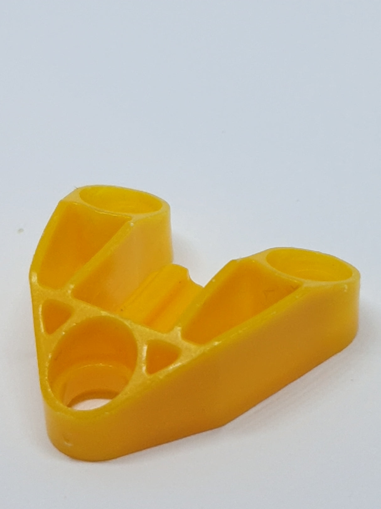 3x3 Technik Achs- und Pinverbinder mit Pin-Loch hellorange bright light orange