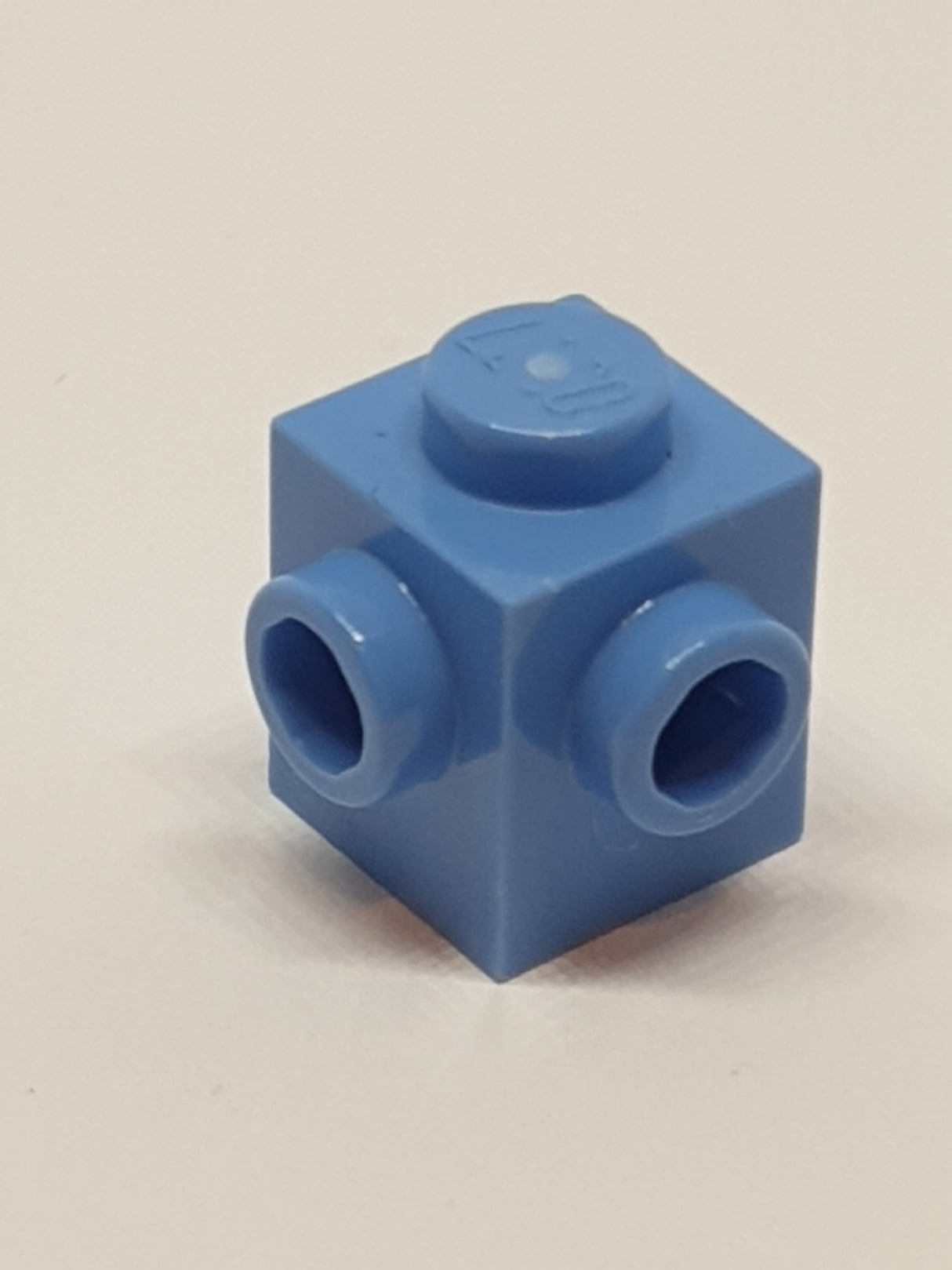 1x1 modifizierter Stein mit 2 Noppen, nebeneinander Adjacent mittelblau medium blue