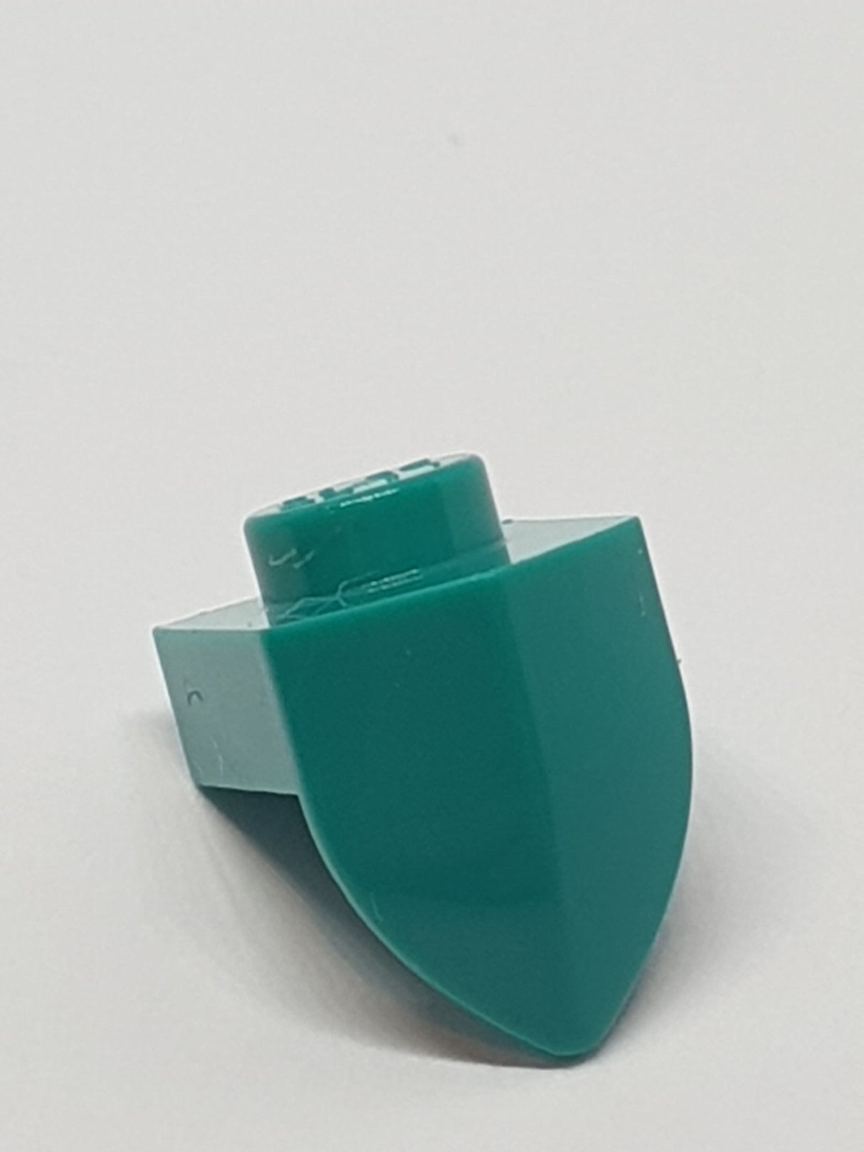 1x1 modifizierte Platte mit Zahn vertikal türkis dark turquoise