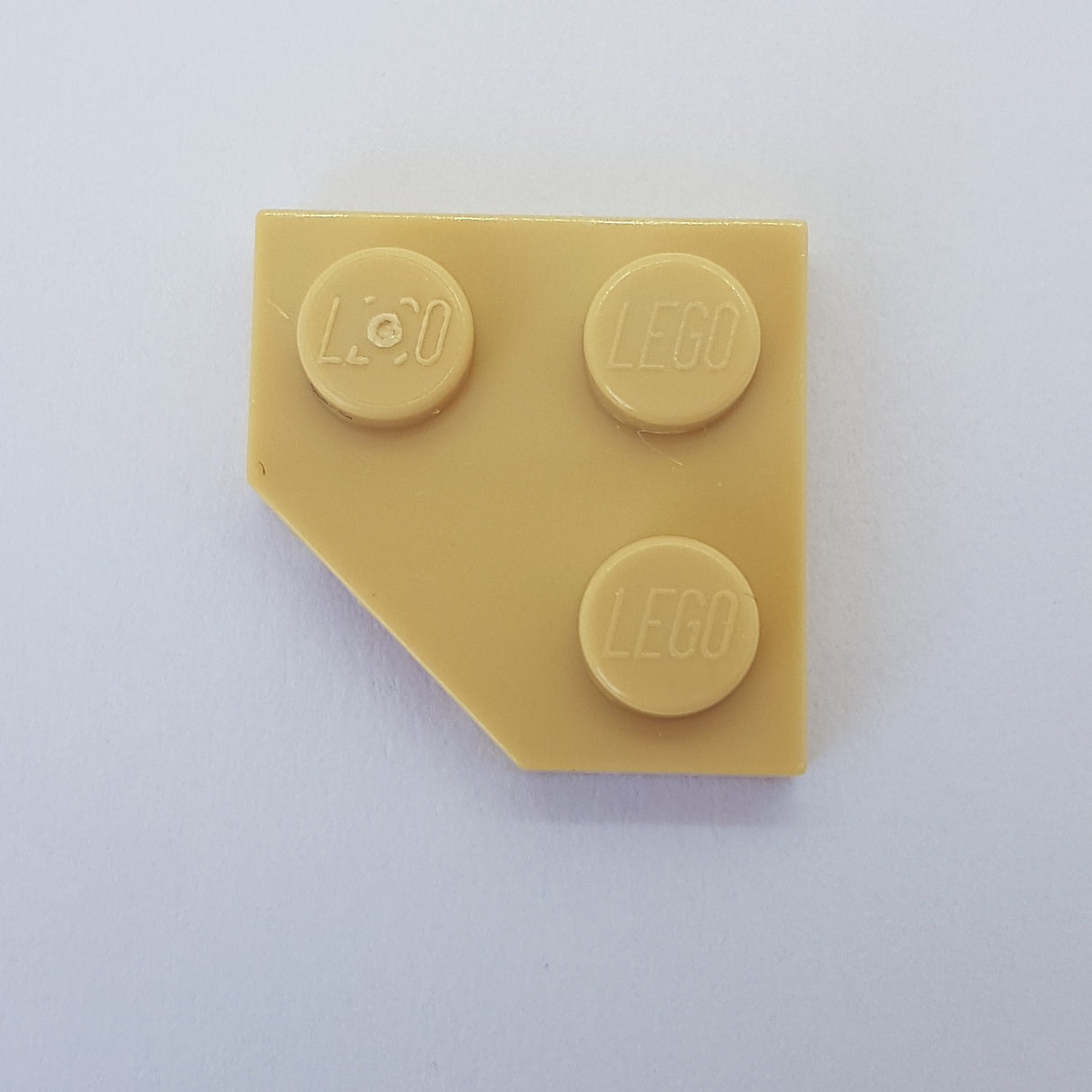 2x2 Keilplatte Eckplatte beige tan
