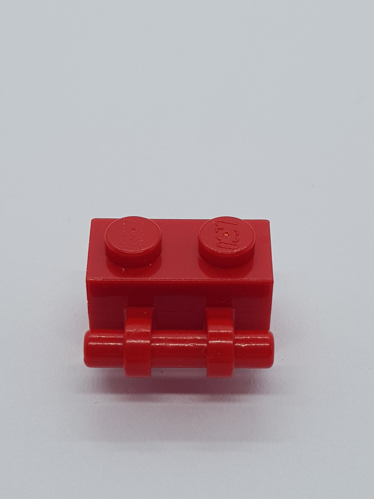 1x2 modifizierter Stein mit Griff rot