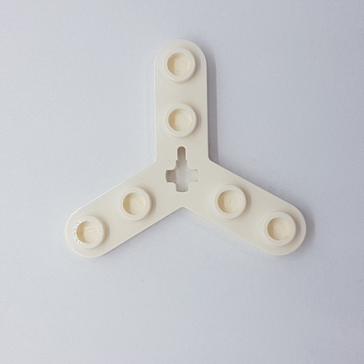 Technik Platte Rotorblatt 3 mit glatten Enden und 6 Noppen (Propeller) weiß white